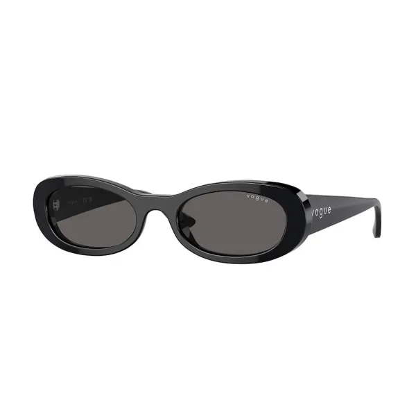 Vogue VO5582S W44/87 Black Black Smoke Γυαλιά Ηλίου 53-20-140