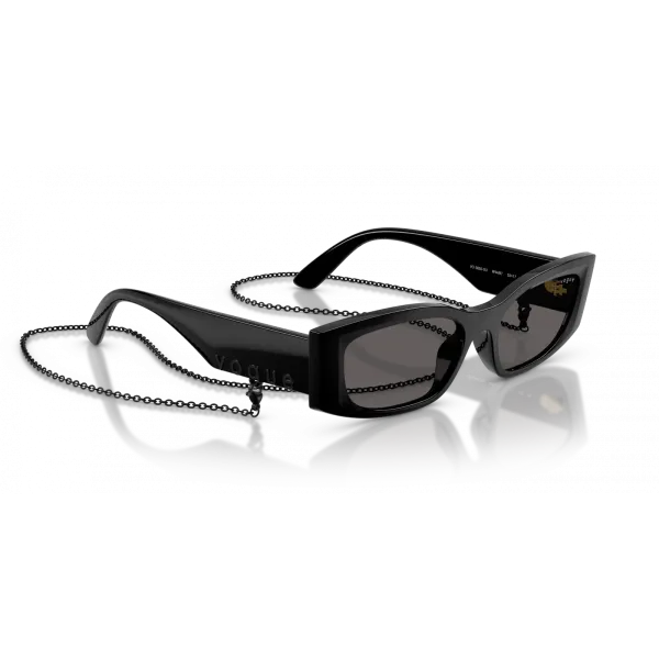 Vogue VO5655SU W44/87 Black Black Smoke Γυαλιά Ηλίου 53-17-140
