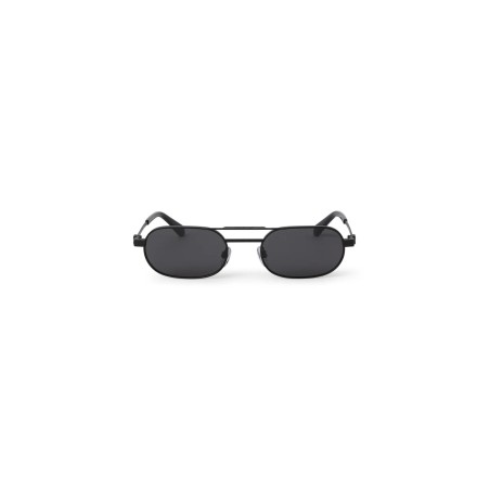 Off-White OERI123 Μαύρα Μεταλλικά Γυαλιά Ηλίου – Dark Grey Φακοί